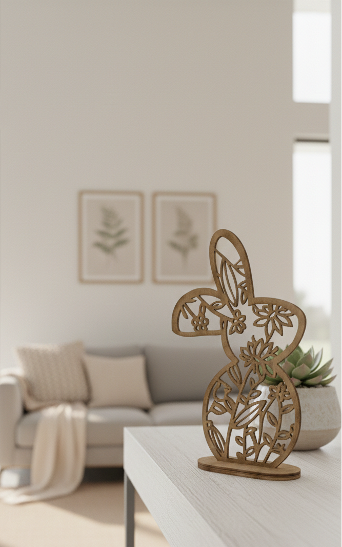 Osterhasen aus Holz