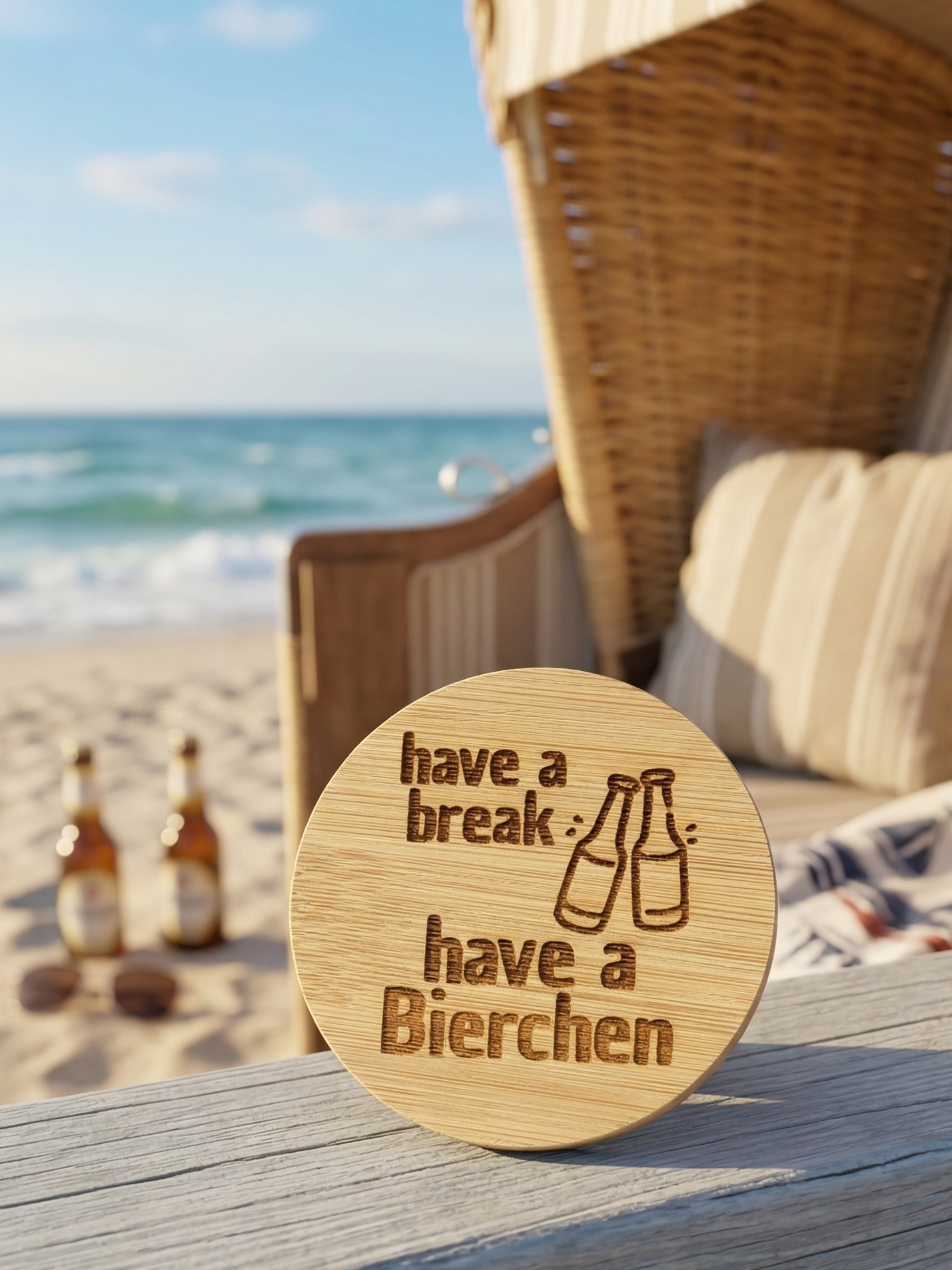 Magnetischer Holz-Flaschenöffner mit Gravur – 5 lustige Bier-Sprüche